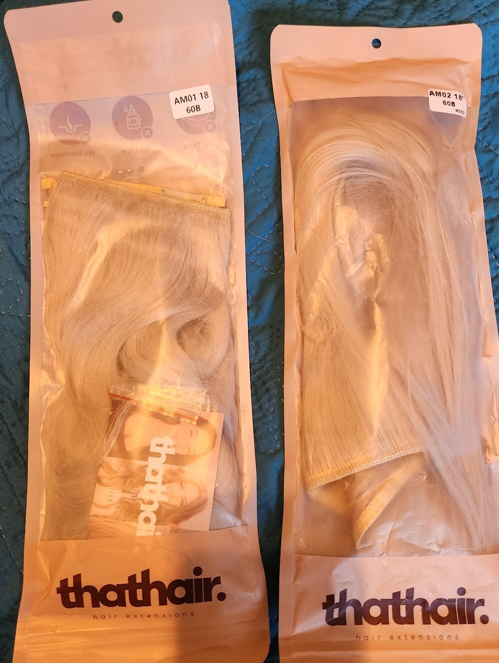 Silver Grey  Clip-In Hair HALO Extensions - THATHAIR BRAND